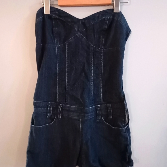 Jeans short romper - Picture 2 of 3